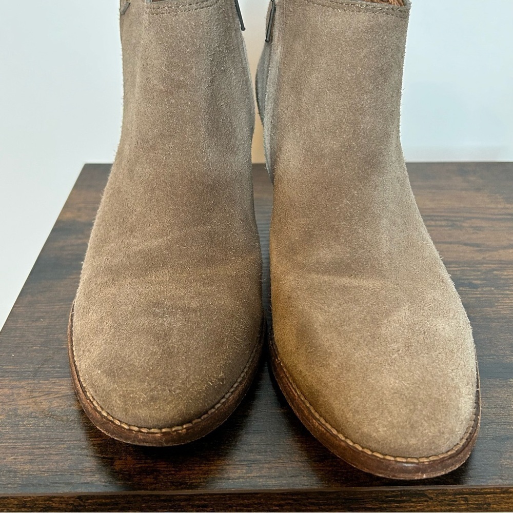 Madewell The Billie Suede Anke Boot Tan Size 9 - Picture 5 of 9